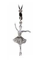 Collana Zamberlan Gioielli Donna Le Ballerine in Oro bianco Diamante TU306 - TU306